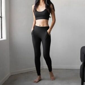 LUNYA 2 Siro Pocket Modal Leggings Black